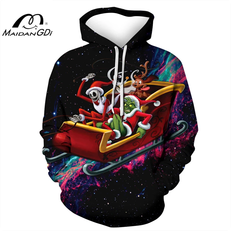 

Maidangdi BALL Christmas suit Roshi 3d Print Men Women Crewneck Pullover