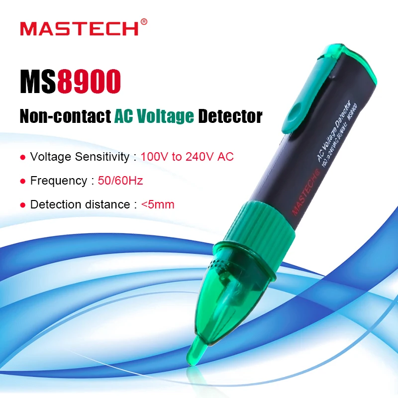 Бесконтактный детектор напряжения переменного тока MASTECH 100 240 в тестер ручка MS8900 с