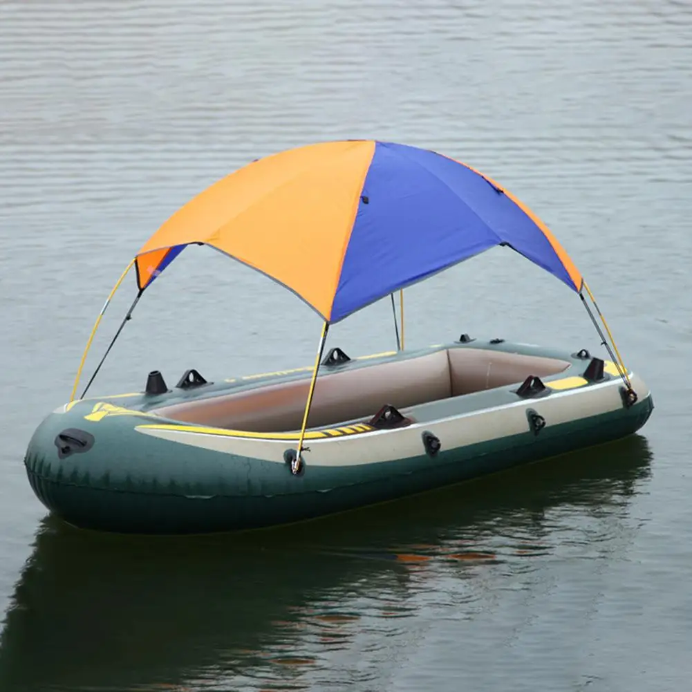 Inflatable Boat Dinghy Awning Fishing Canopy Sun Sunshade Boat Cover