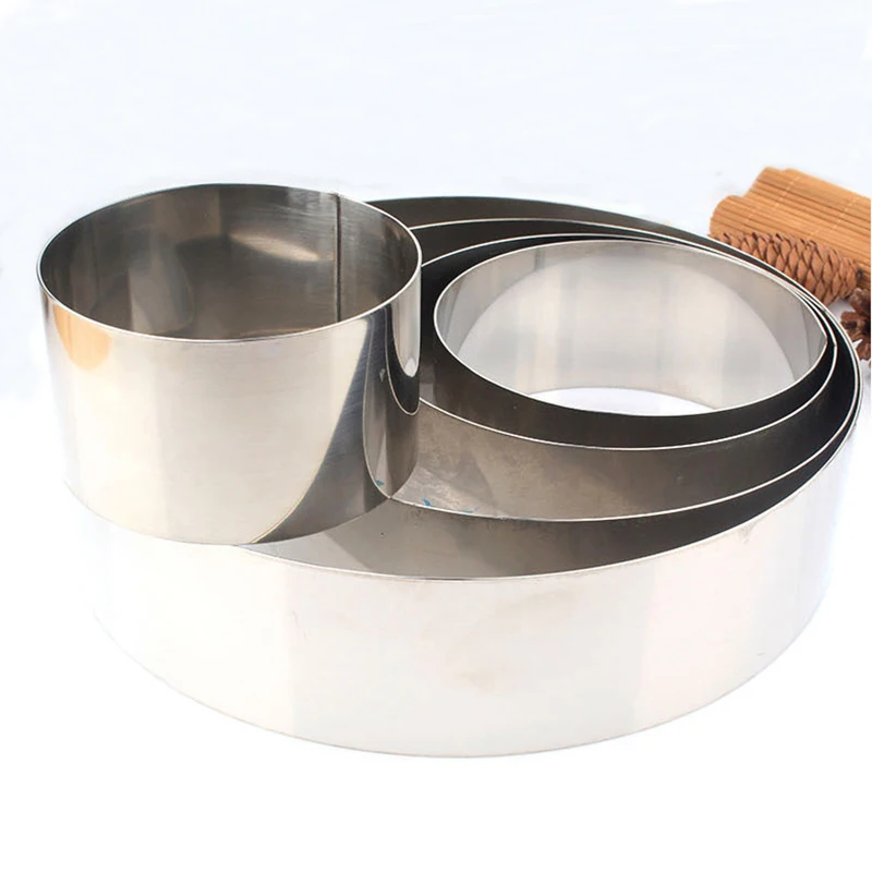 

Adjustable Mousse Ring 3D Round Cake Molds Stainless Steel Cake Baking Moulds Kitchen Dessert Cakes Molds Cake Decorating Tools