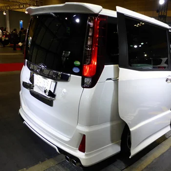 

Car Styling For Toyota Noah Voxy 2007 to 2015 ABS Plastic Rear Spoiler Black Color White Color High Quality Car Trunk Spoiler