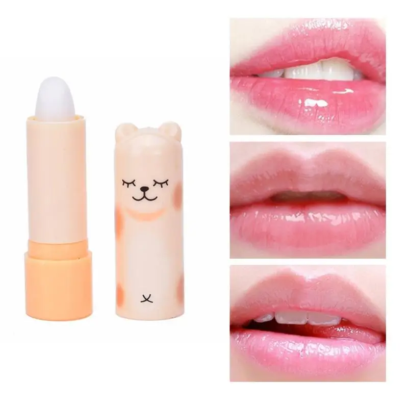 

Colourless Moisturizing Lip Balm Cartoon Natural Plant Extract Lipstick Anti Aging Hyaluronic Acid Nourishing Lip Plumper TSLM1