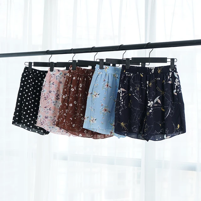 Floral Casual Loose Shorts for Women