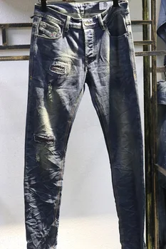 

Men high quality new diesel Jeans Stretch Slim Fit Pants For Men male denim jeans Designer Trousers D16