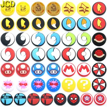 

JCD Silicone Analog Thumb Grips Caps for Nintend Switch Lite NS JoyCon Controller Sticks Cap Skin for Joy-Con Joystick Cover