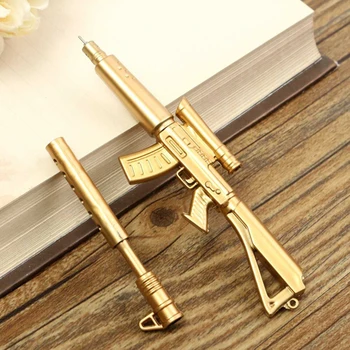 

1 Pc Creative Plastic Rifle Gun Shape Gel Pen Weapons Kids Gift Toy Korean School Office Supplies Black Refill 0.38mm Stationery