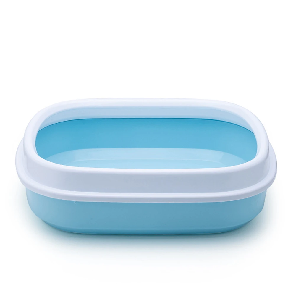 Cat Litter Box Semi-closed Anti Splash Pet Toilet Home Kitten Puppy Clean Plastic Sandbox Cats Dog Tray Bedpan with Scoop Cat Litter Box Semi-closed Anti Splash Pet Toilet Home Kitten Puppy Clean Plastic Sandbox Cats Dog Tray Bedpan with Scoop