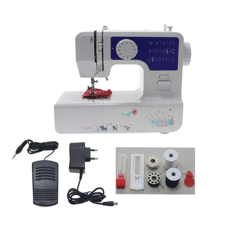Multifunction Household Multi-function Electric Sewing Machine Home Fast Sewing Needle Cordless Clothes Fabric Sewing Machine