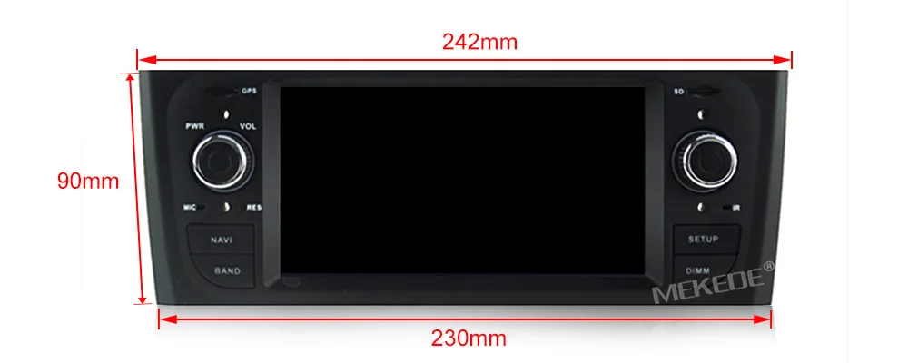 MEKEDE PX5 6,1 дюймов HD цифровой автомобильный стерео gps Android 9,0 для Fiat Grande Punto 199/310 2005-2009 Linea 323 2007-2011 YHTPD3L