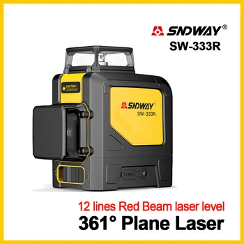 

SNDWAY Laser Levels 360 Green 3D Self Leveling Vertical Horizontal Rotary Lasers 12 lines Laser Leveler