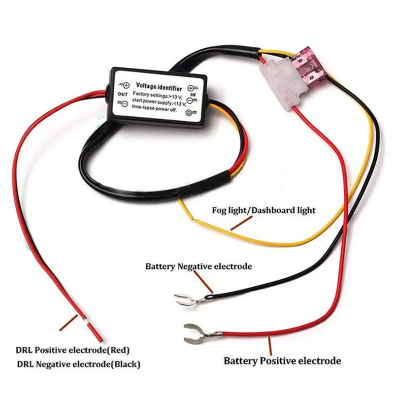 Автомобильный регулятор дневного света Интеллектуальный светодиодный контроллер задержки Автоматическое включение/выключение жгута контроллер модуль DRL реле