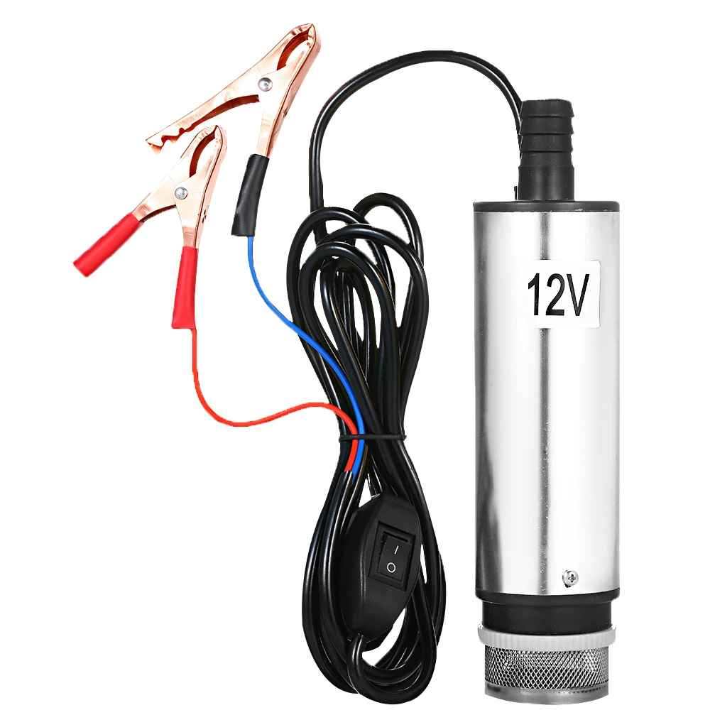 Submersible Pump DC 12V/24V for Pumping Diesel Oil Water 51mm Water Oil Diesel Fuel Transfer Pump Gasoline Refueling Oil Pump - Напряжение: 12 В
