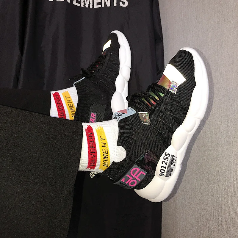 

2020 new shoes, board shoes, reflective shoes, Dad shoes, female couple, breathable sports shoes, Chaozhi smoked shoes