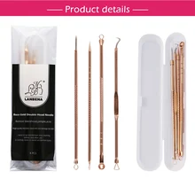 LANBENA 4 шт./компл. набор инструментов для удаления угрей для лица, прыщи, удалитель акне, набор игл, V9-Drop