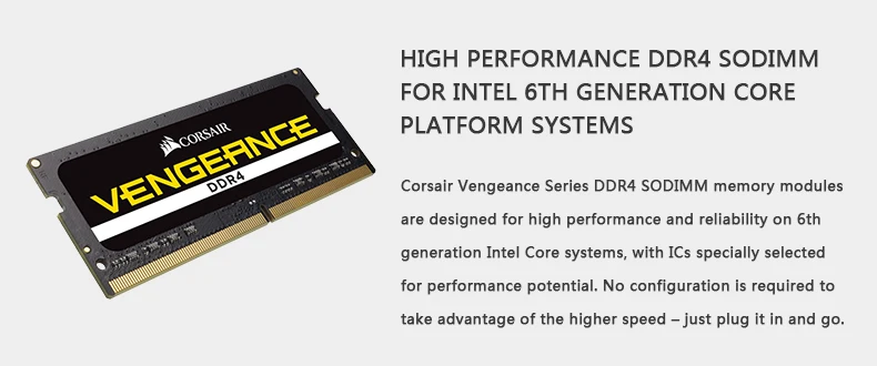 CORSAIR Vengeance RAM DDR4 8GB 16GB 2666MHz SODIMM Memory Notebook Memoria RAM DDR4 260 Pin 1.2V Laptop SODIMM Module (9)