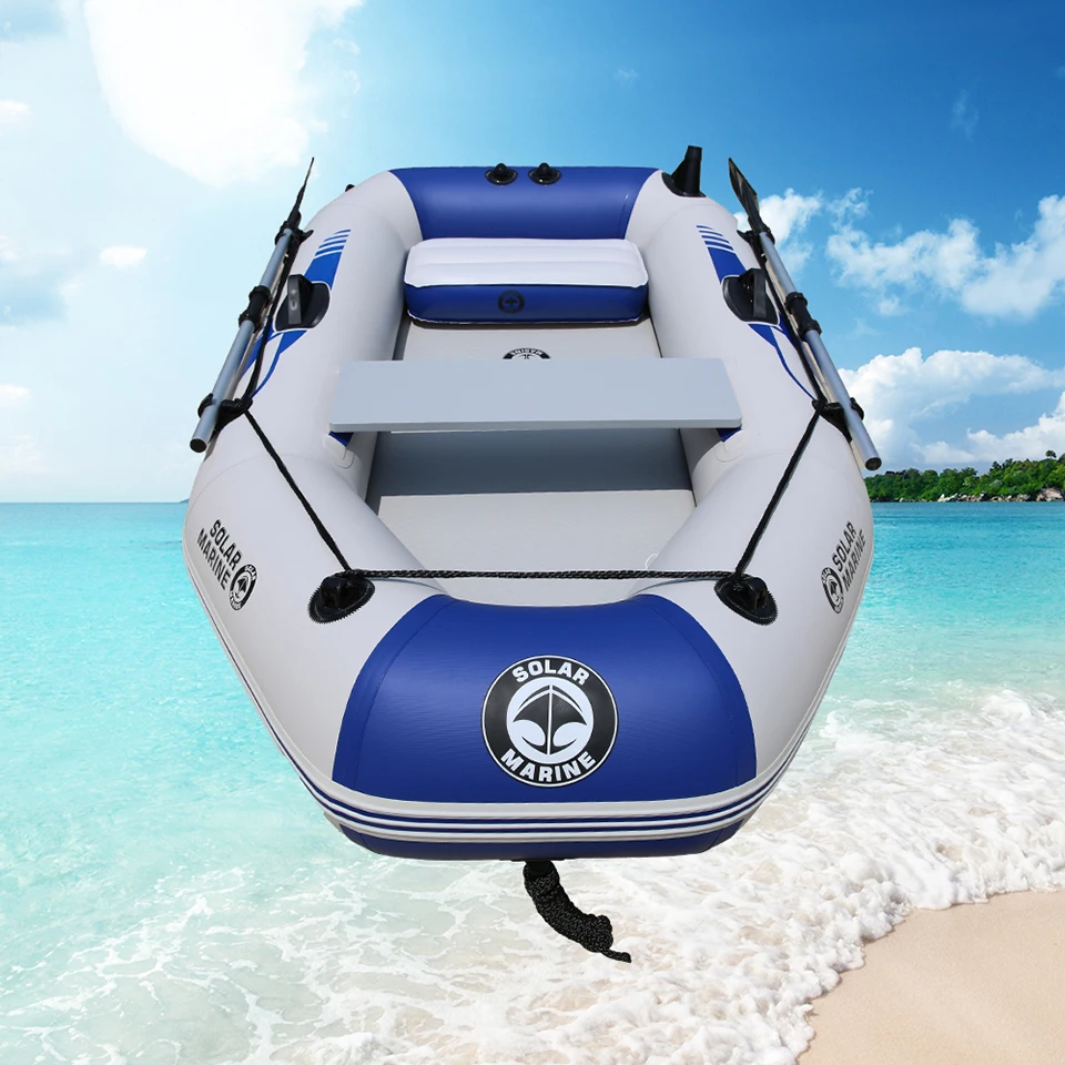 1 Person 175cm PVC Rowing Inflatable Boat Kayak Canoe Raft Dinghy Hovercraft Fishing Diving Ship Air Floor Professional