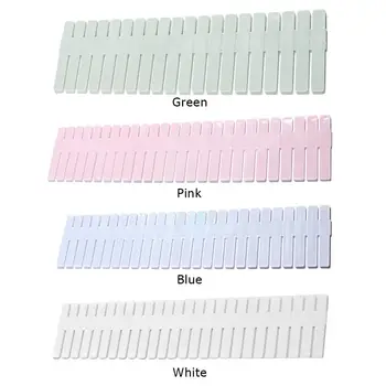 

Free Combination Drawer Divider Underwear Storage Partition PP Adjustable Finishing Grid Plain Color Partition Board