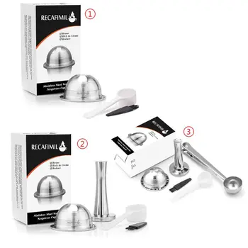 

Reusable Coffee Filters For Nespresso Vertuo Vertuoline GCA1 & Delonghi ENV135