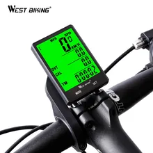 WEST BIKING Cycling Speedometer 2.8'' Large Screen Waterproof 20 Functions Wireless and Wired Bike Odometer Bicycle Computer