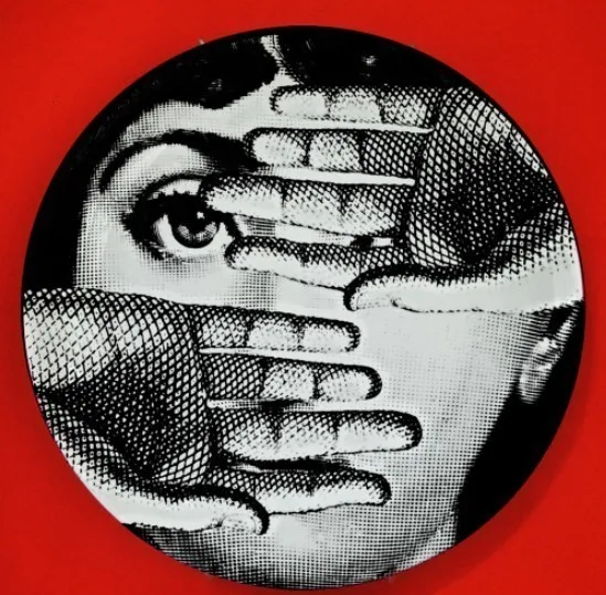 Европейский Миланский стиль Великолепные Редкие тарелки Fornasetti Lina лампочка лицо rosenthal Piero Fornasetti настенные декоративные 8 дюймов блюдо - Цвет: 10
