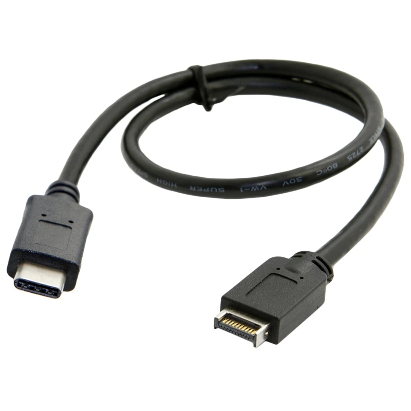 

Uc-027 Desktop Bezel Line Usb 3.1 Usb-C Type-C Male To 3.1 Motherboard Extension Cable