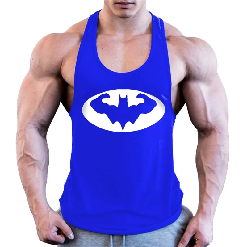 Men Bodybuilding Tank Tops Gym Workout Fitness Cotton Sleeveless shirt Running Clothes Stringer Singlet Male Summer gym Vest | Мужская
