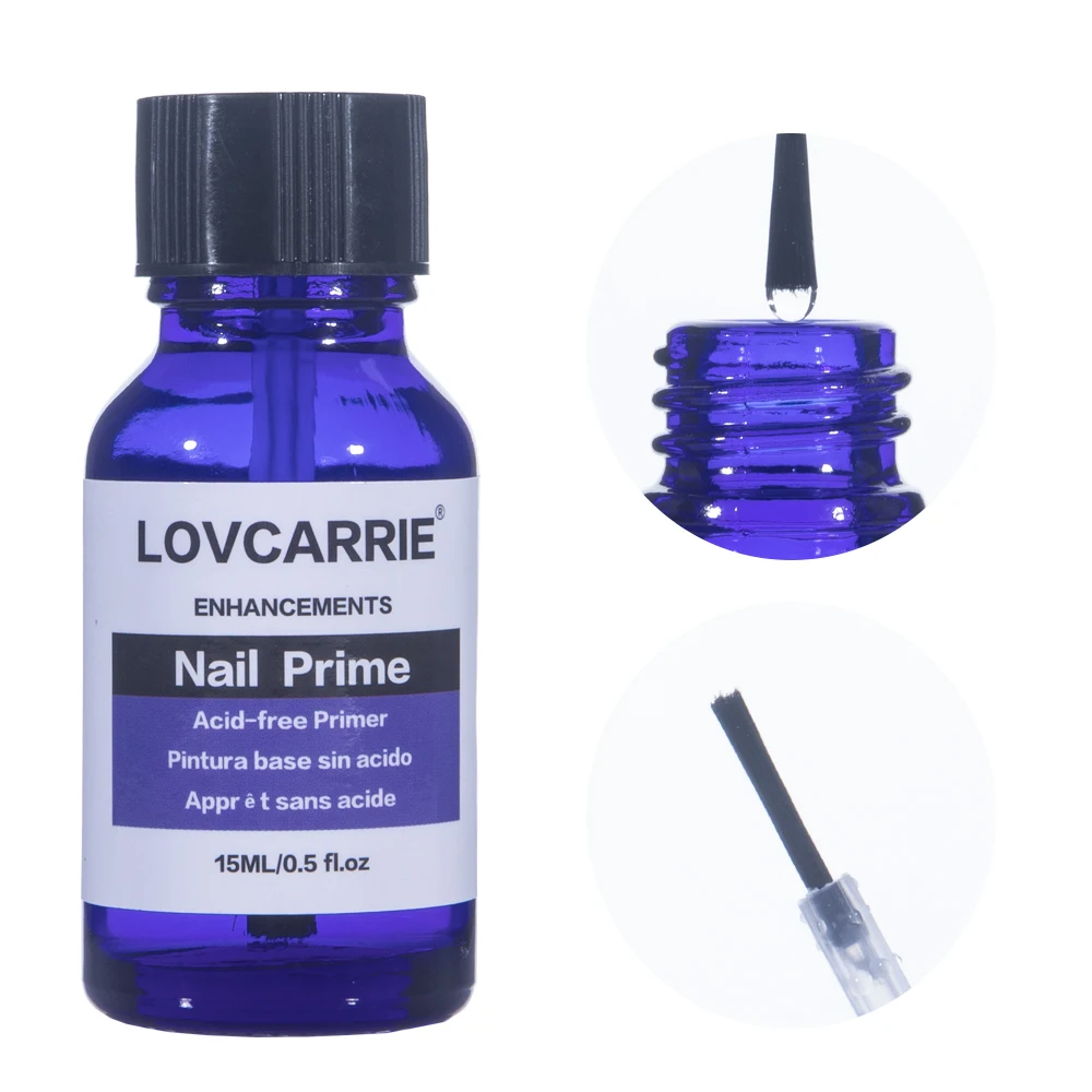 Базовое покрытие для акриловых ногтей LOVCARRIE Prime 15 мл зеркальный стойкий