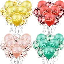 Latex Balloons12inch Christmas Decoration Happy New Year Balloons Confetti Latex Balloons Wedding Birthday Party Supplies