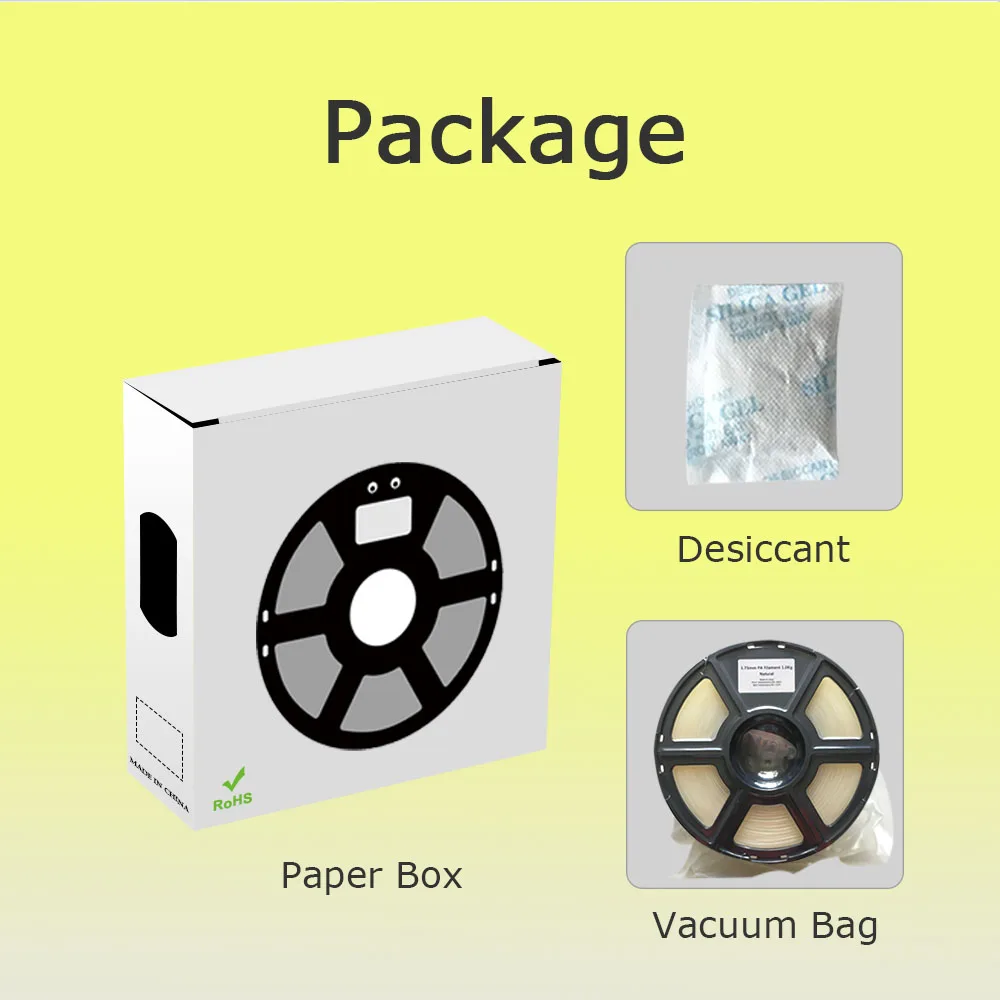 High-Strength Nylon Filament for 3D Printing - 1kg, 1.75mm
