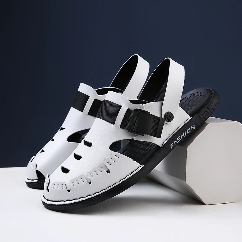 Valstone 2021 New Mens Sandals Outdoor Leisure Beach Waterproof Shoes For Men Fashion Summer Slip Resistant Male Flats Sneakers