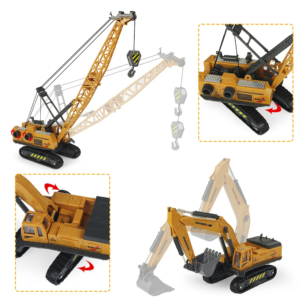 Coolplay Truck Car Set with Car Transporter, Construction Site, Excavator - Toy from 3 Years for Boys Coolplay Truck Car Set with Car Transporter, Construction Site, Excavator - Toy from 3 Years for Boys