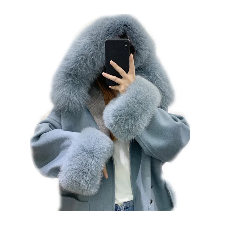 2020  Winter New Ladies Natural Fox Fur Collar