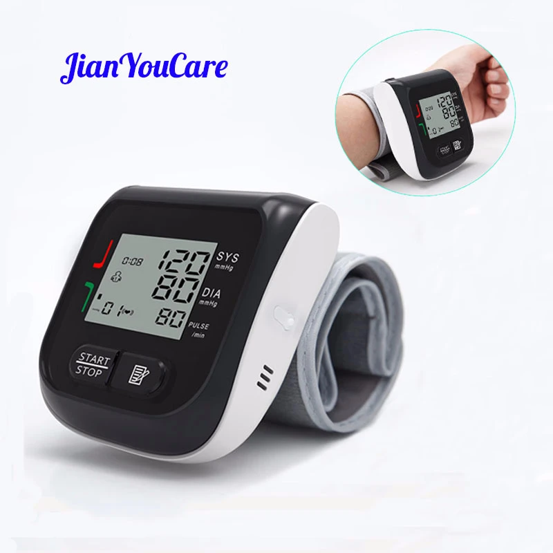 JianYouCare Fingertip Pulse Oximeter LCD Wrist Blood Pressure Monitor Child Body Surface Infrared Thermometer Family Health Care
