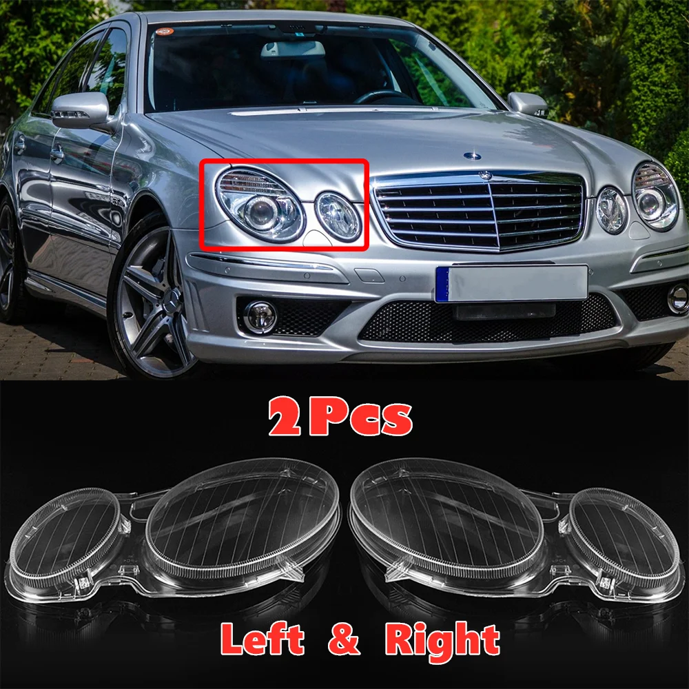 New Headlight Cover Shell Car Headlight Lens Glass Cover For Mercedes