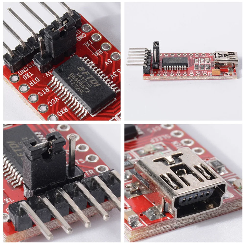5 в 3,3 В FTDI FT232RL USB в ttl последовательный преобразователь адаптер Модуль Мини Порт часть для Arduinos Лидер продаж по всему миру