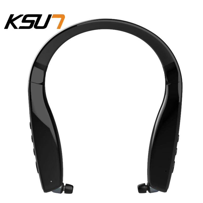 KSUN KSX-BT66 Bluetooth гарнитура беспроводной Спорт Бег Уши висячие шеи Android Apple универсальная рация Национальный - Цвет: KSX-BT66-B