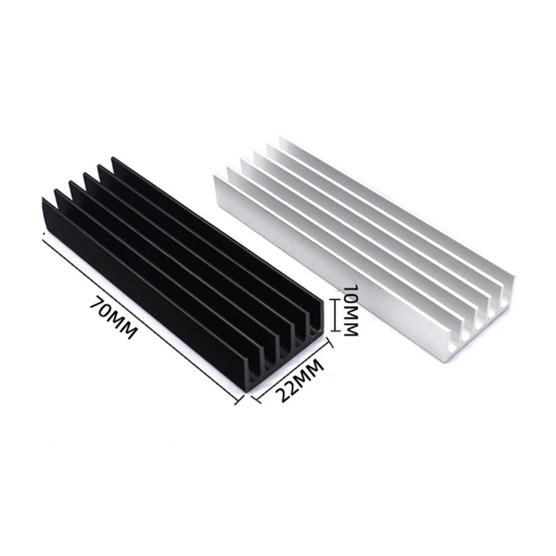 M.2 Hard Disk Heatsink Aluminum Heat Dissipation Cooling Radiator Thermal Cooling Pad for NVME M2 2280 SSD Cooler