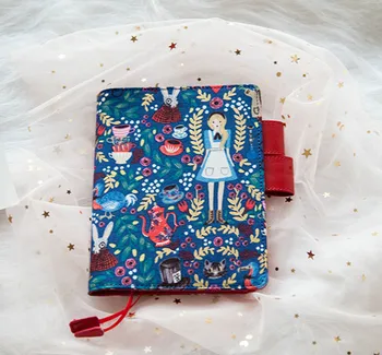 

Blue Floral Fashion Wonderland Fashion Fitted Journal Cover Suit For Standard A6 Paper Book