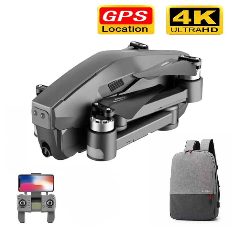 Дрон gps D4 Квадрокоптер HD 4K 1080P FPV 600M wifi видео 1,6 км управление 28 минут Дрон с камерой Дрон - Цвет: 1080P  backpack