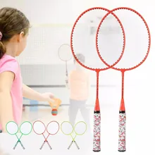

Badminton Racket With Ball Children Badminton Racket With 2 Balls Set Outdoor Sport Game Kids Boy Girl Toy Badminton 20.2x53.5cm