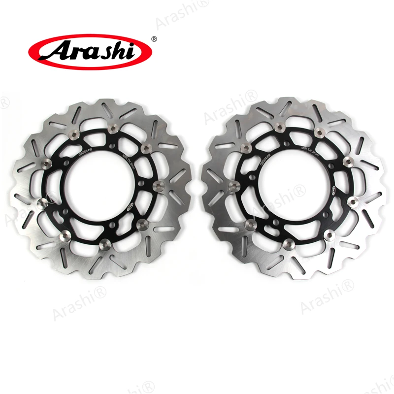 Arashi 1 пара для SUZUKI GSR750 2011- CNC передние тормозные диски 2011 2012 2013 GSR 750 ABS GSXR 1300 Hayabusa - Цвет: Black