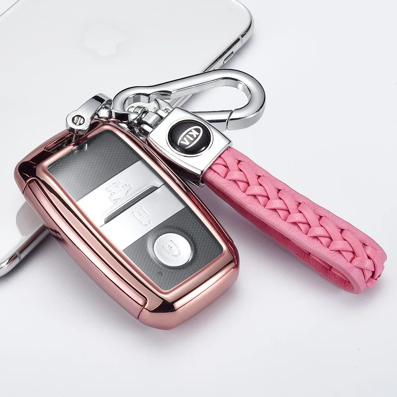 2020 car key case new For Kia Ceed Rio Sportage R K3 K4 K5 Ceed Sorento Cerato Optima 2015-2018 car accessories keychain
