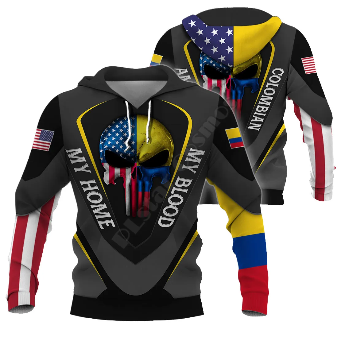 

American Colombian My Home My Blood hoodie 3D Printed Hoodies Fashion Pullover Men Women Sweatshirts Sweater Cosplay Costumes