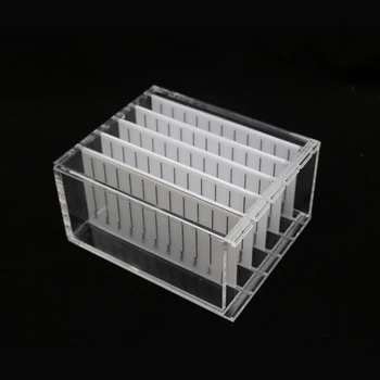 

Hot 5 Layers Eyelash Storage Box with Scale Makeups Display Container Transparent Box CNT 66
