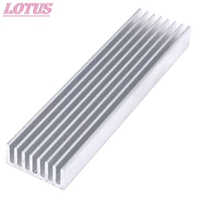 Dissipateur thermique en aluminium extrudé, pour LED haute puissance, puce IC, refroidisseur, radiateur, livraison directe, 100x25x10mm