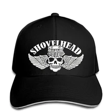 Модная ограниченная Байкерская бейсбольная кепка с помпоном KUSTOM KULTURE SHOVELHEAD унисекс, Кепка с козырьком