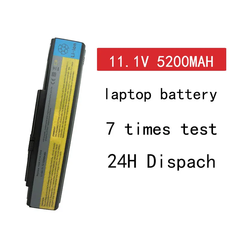 

HSW 6cells laptop battery for Lenovo ideapad 3000 Y500 Y510 V550 Y530 Y710 Y730 45J7706 ASM 121000649 FRU 121TS0A0A bateria akku