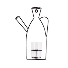 Металлическая Цветочная бутылка ваза для домашнего украшения креативная железная Ваза бутылка с рамкой искусственные Искусственные цветы растения держатель с чашкой