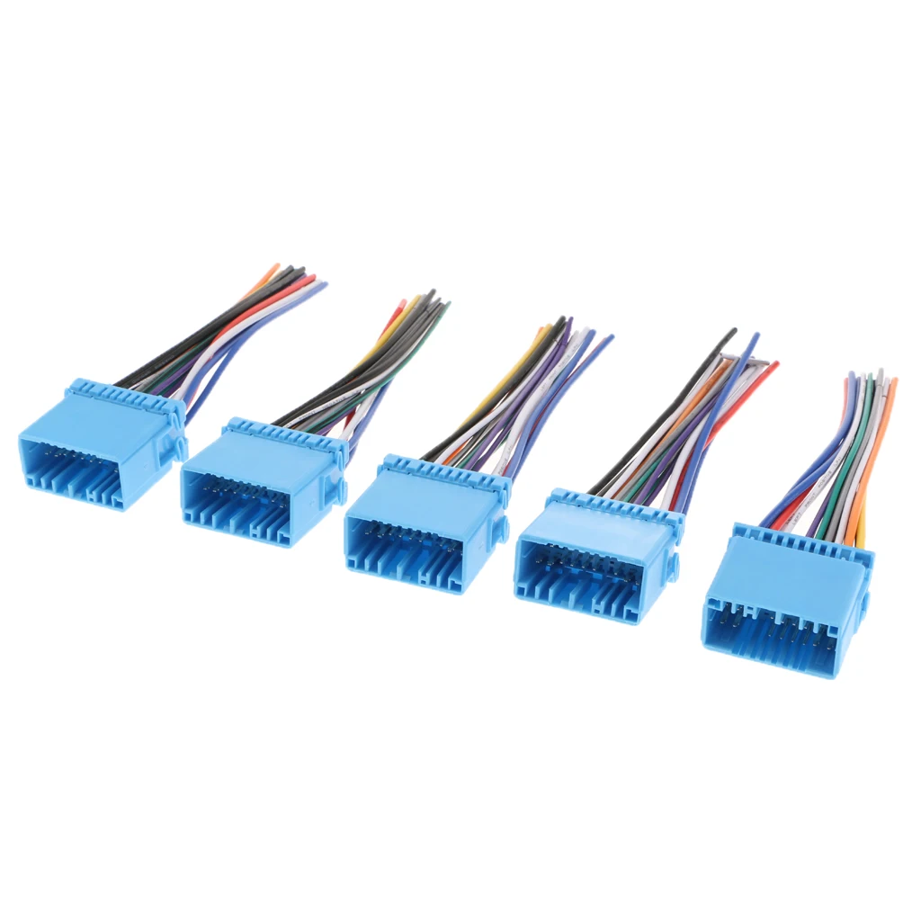 5 Pcs Car Stereo Radio Wire Harness Adapter Connector For Buick/Honda/Mazda/SUZUKI swifts/Tianyu/Chevrolet Etc 150x35mm 5 Pcs Car Stereo Radio Wire Harness Adapter Connector For Buick/Honda/Mazda/SUZUKI swifts/Tianyu/Chevrolet Etc 150x35mm