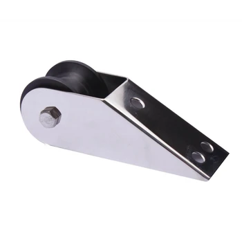 

Marine Stainless Steel Boat Bow Anchor Roller Bracket Rollers for Yacht(Black)